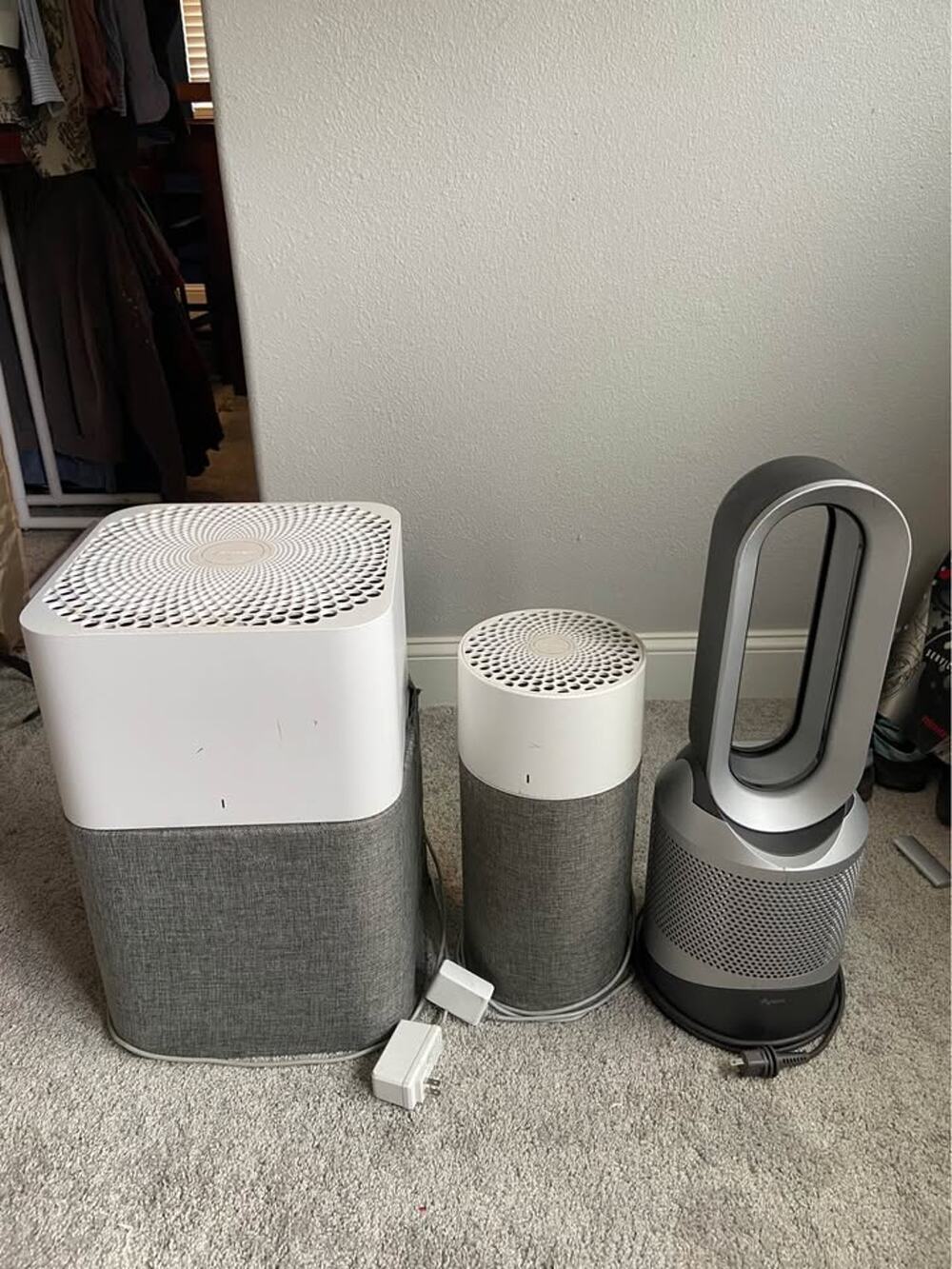Blueair 211/311 & Dyson HP01 hot and cold fan air purifiers